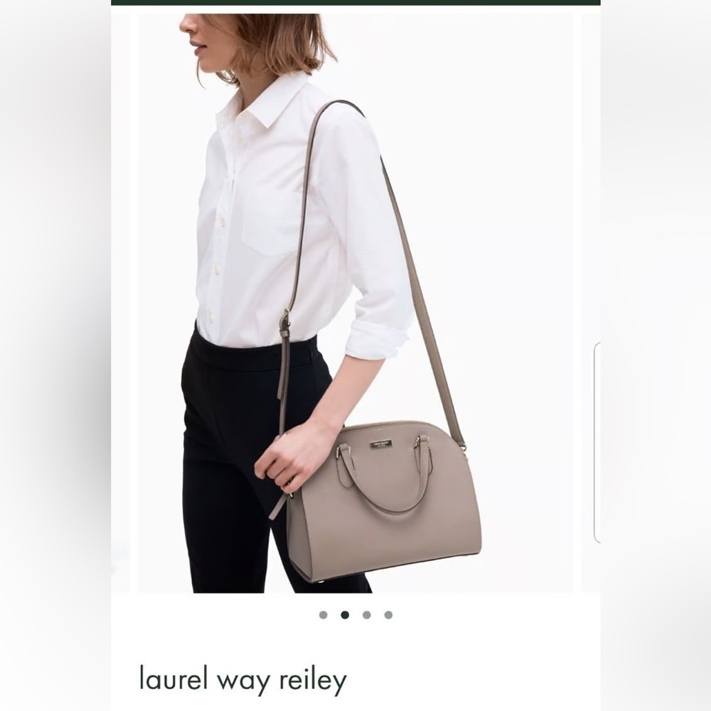 Kate Spade New York Reiley Laurel Way Crossbody Dome Satchel Shoulder Bag